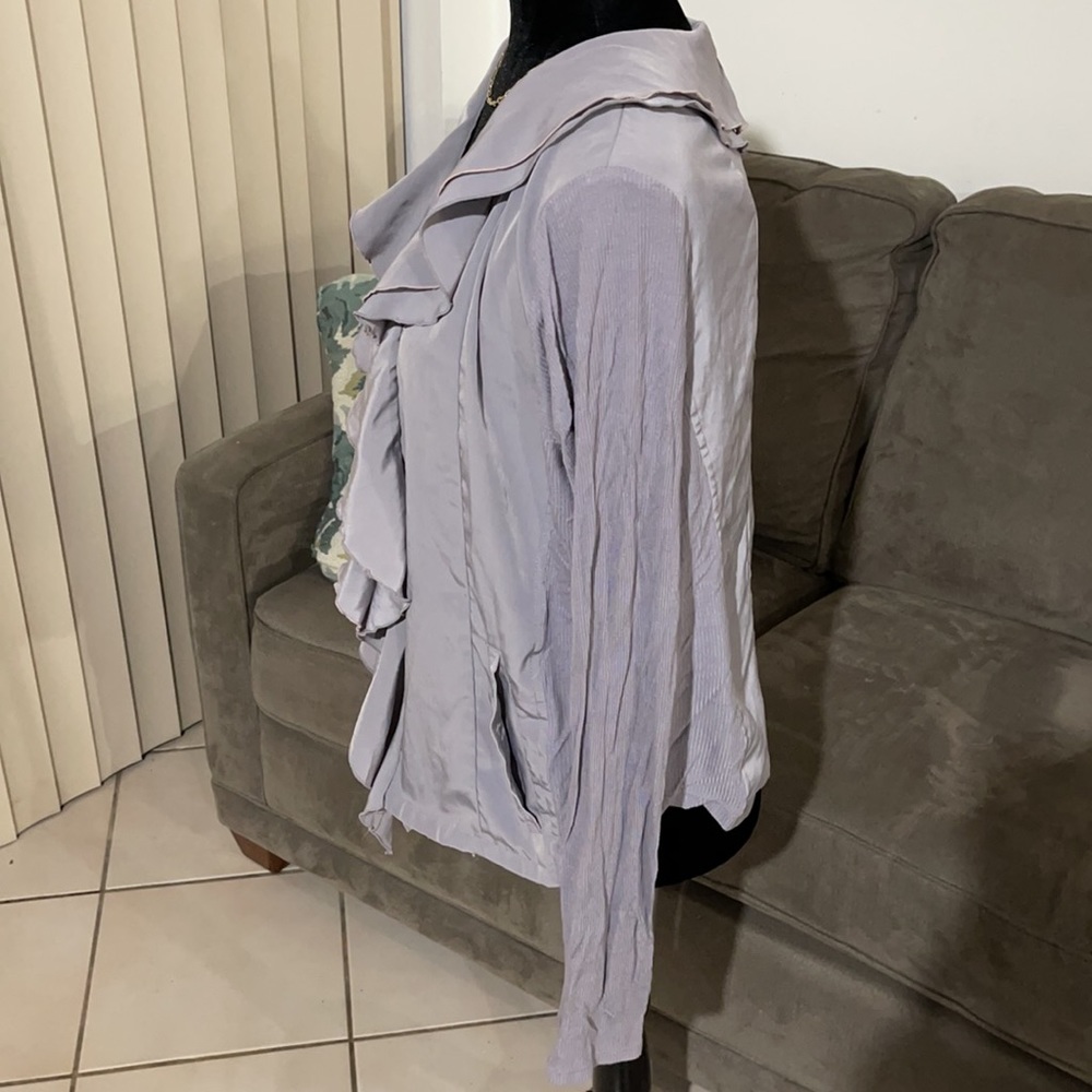 New York & Co Ruffle Cardigan - Picture 4 of 6